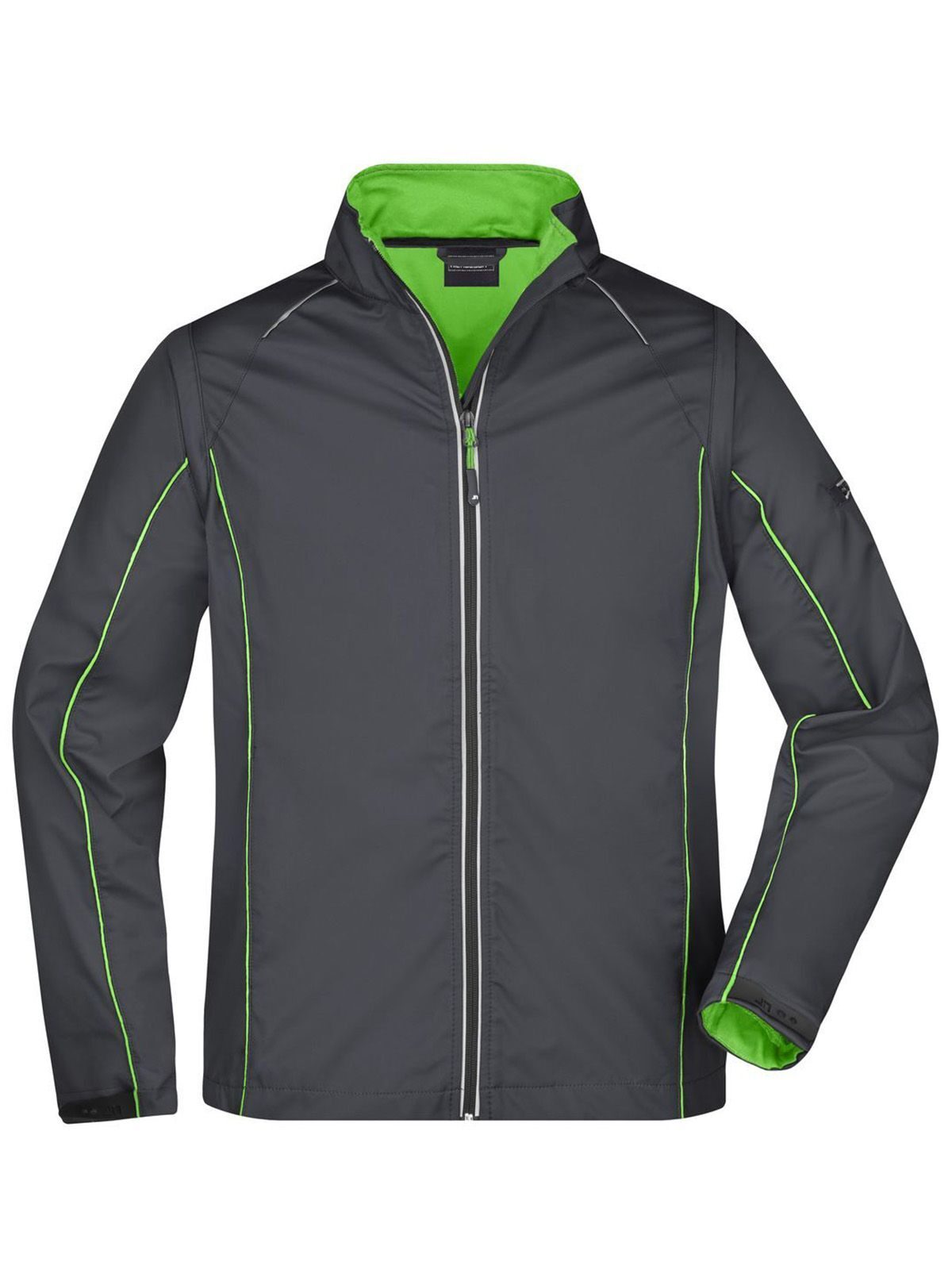 Chaqueta softshell desmontable para hombre - IGRG - Gris Hierro - Verde