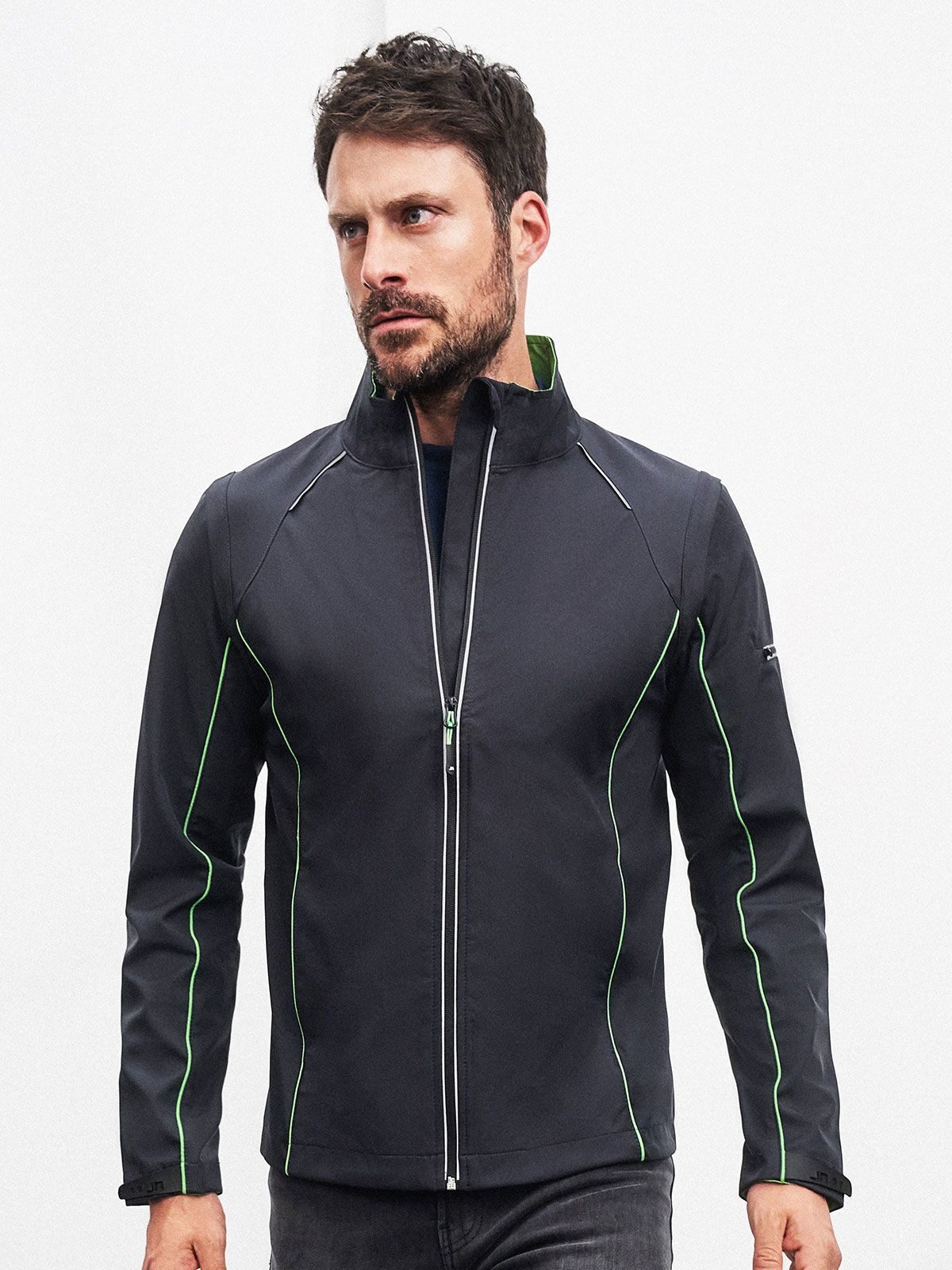 Chaqueta softshell desmontable para hombre
