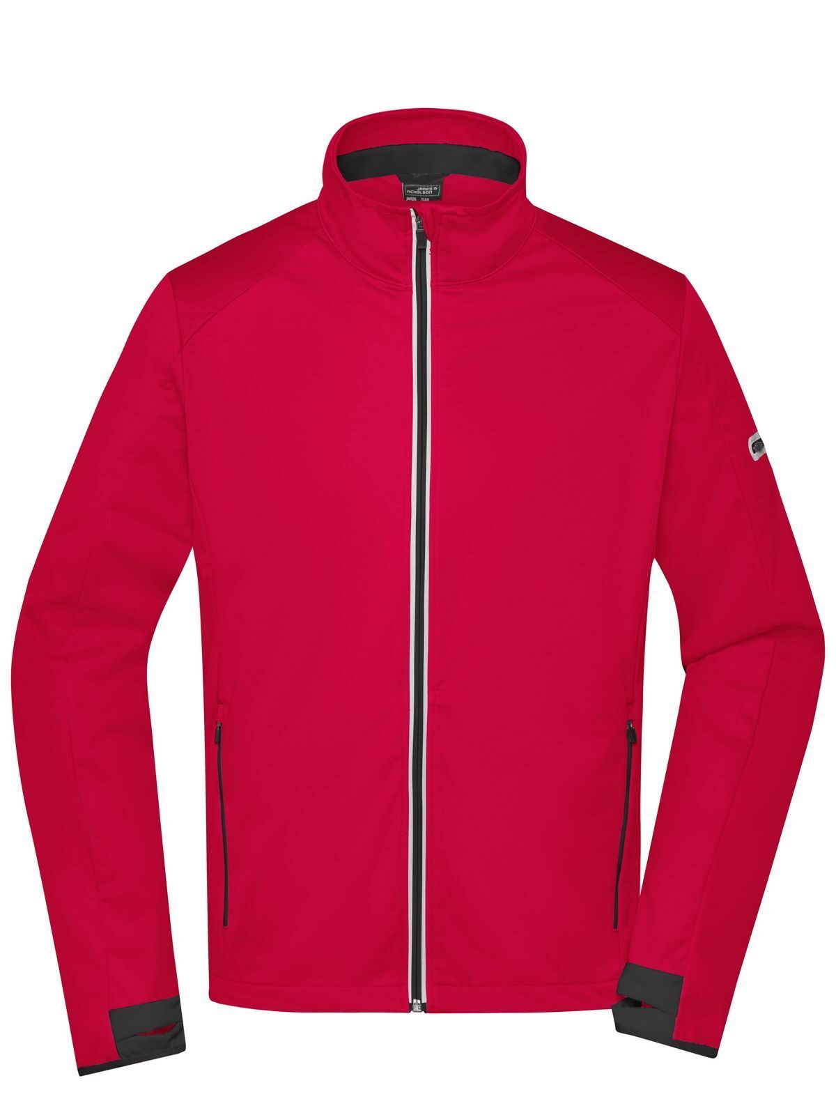 Chaqueta softshell deportiva para hombre - LRDBL - Rojo Claro-Negro