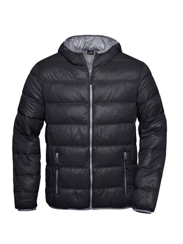 Chaqueta de plumas para hombre - BLGRE - gris