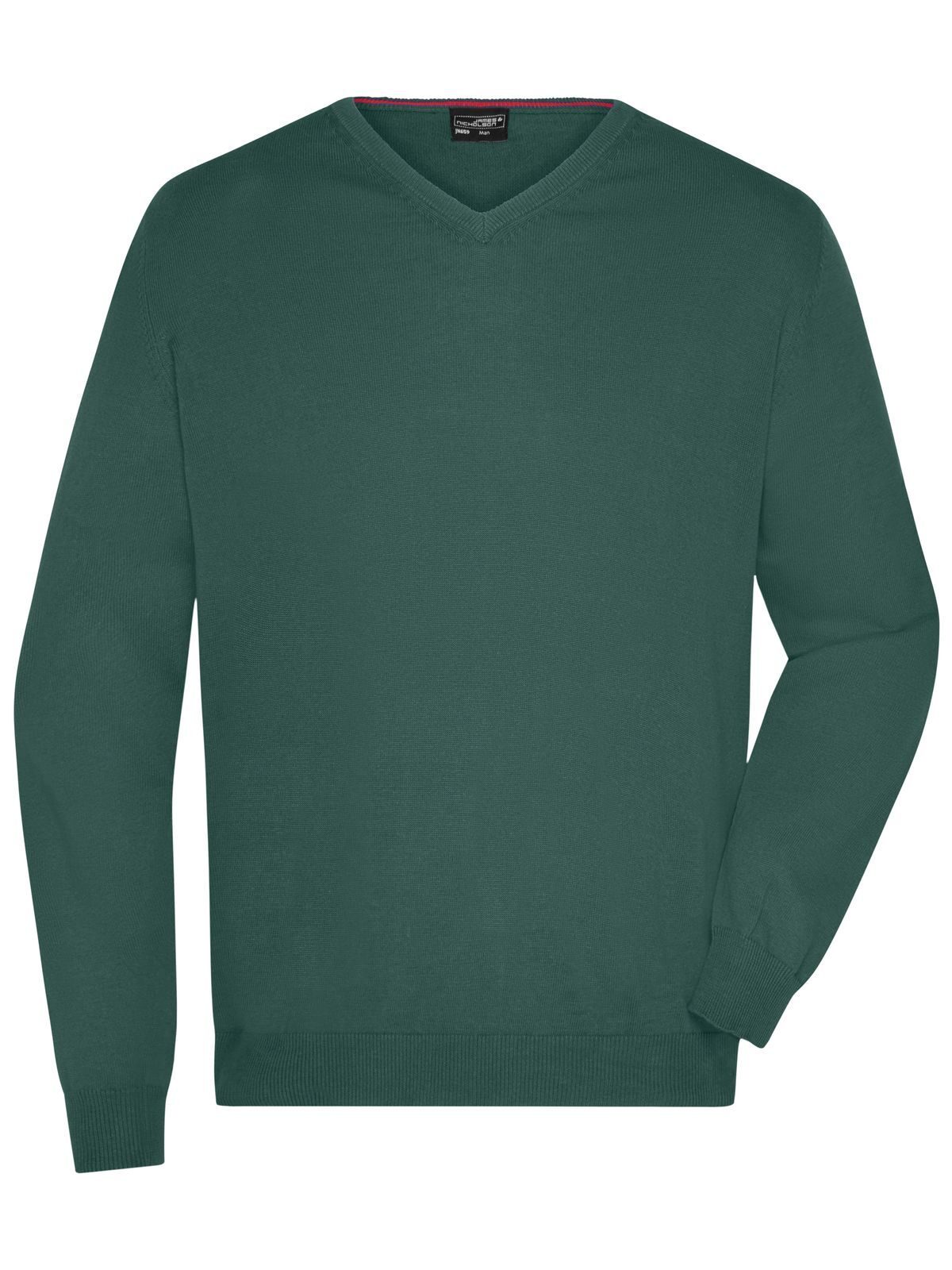 Jersey de cuello en V para hombre - FO - verde bosque