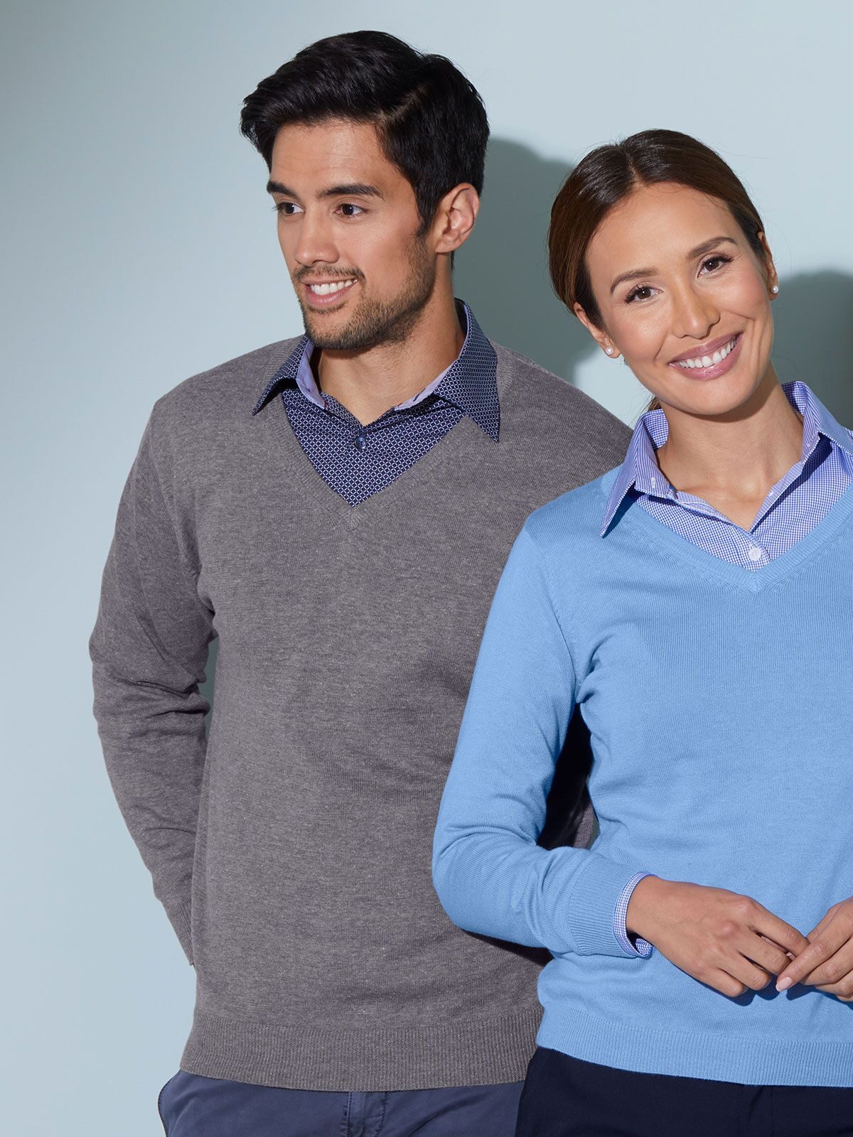 Jersey de cuello en V para hombre