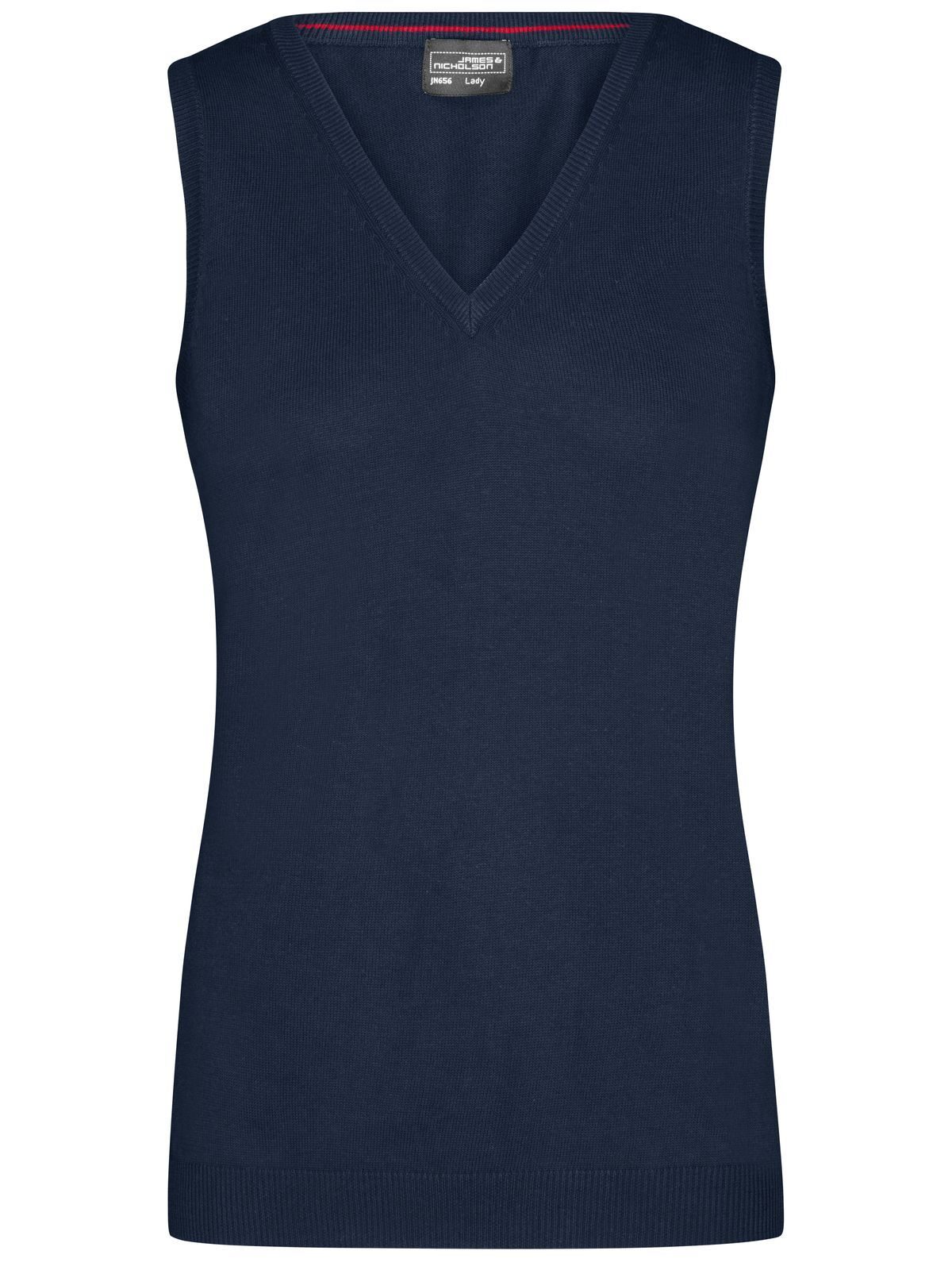 Jersey de cuello en V para mujer - NY - Nueva York - Marina