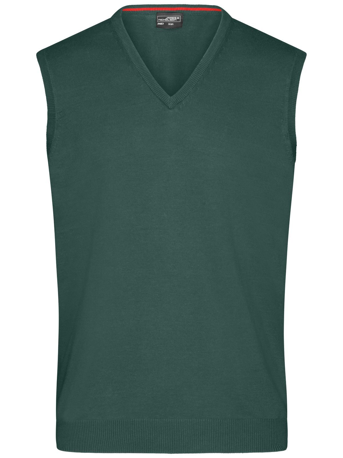 Jersey de cuello en V para hombre - FO - verde bosque