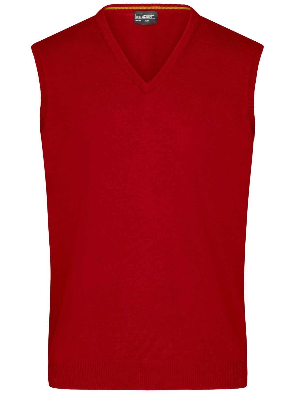 Jersey de cuello en V para hombre - BONA - BORDEAUX-NATURAL