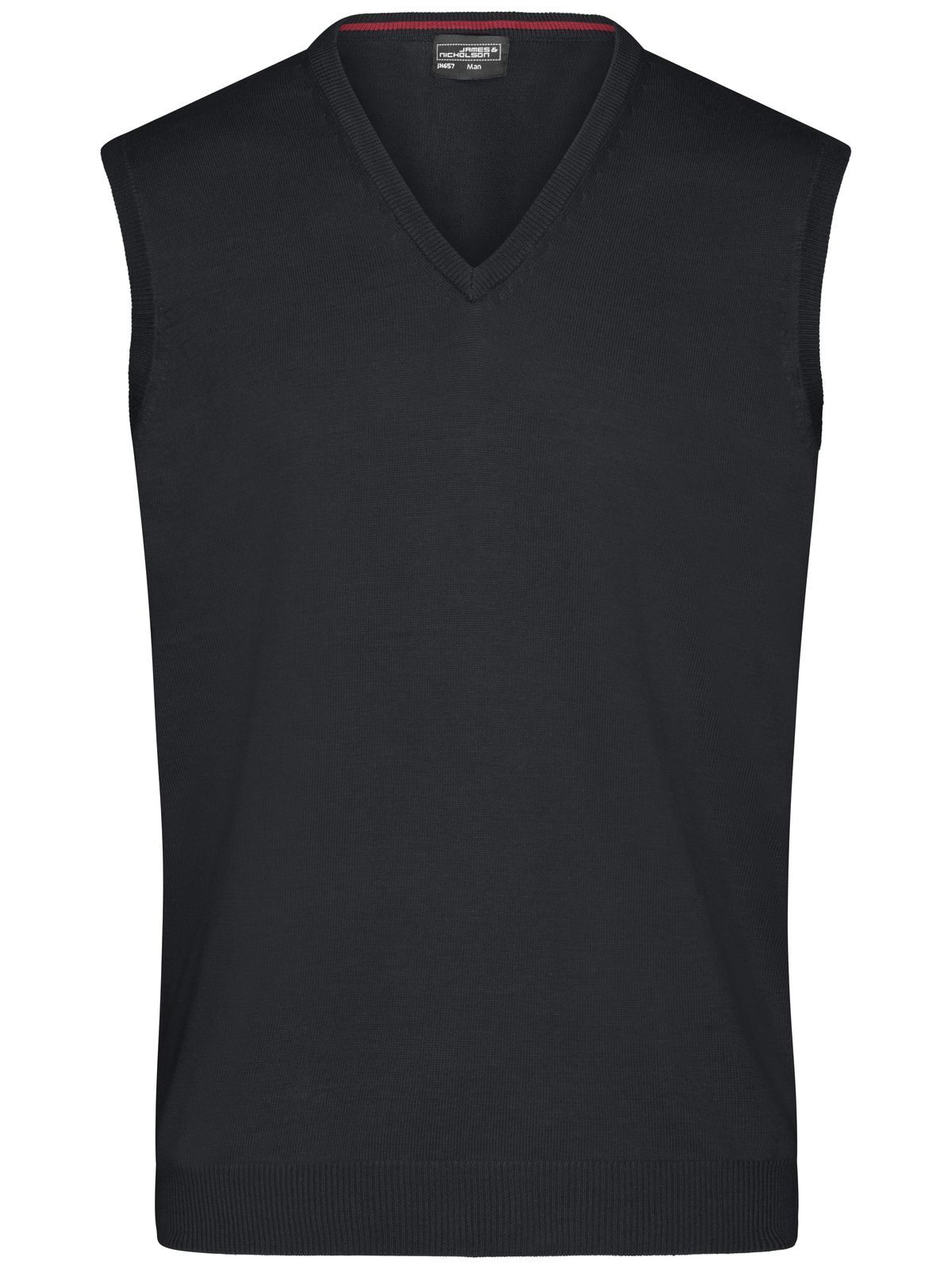 Jersey de cuello en V para hombre - CBMB - Carbono Melange