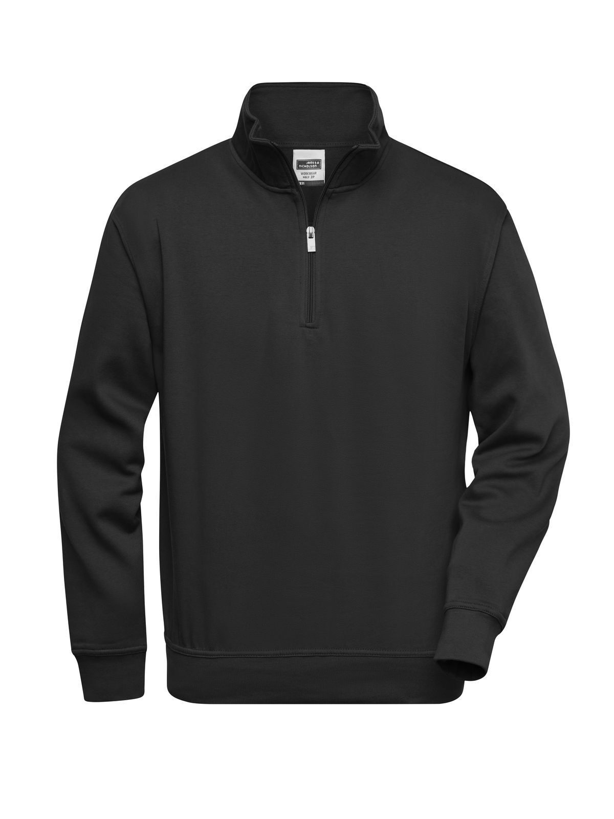 Sudadera de trabajo con media cremallera - BL - Negro