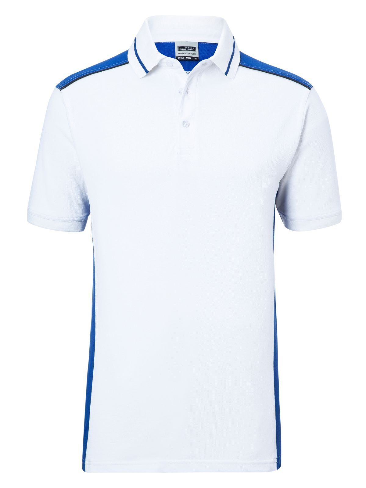 Polo de trabajo para hombre - COLOR - - WHRY - Blanco Real