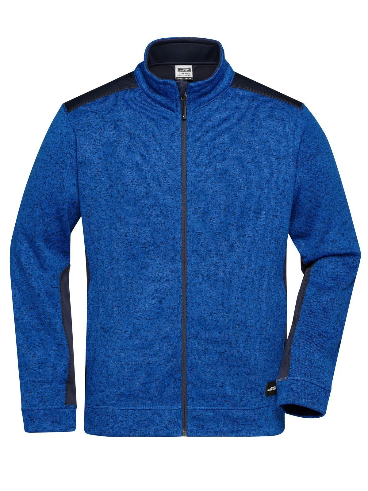 Chaqueta de forro polar de punto para hombre -RESISTENTE- - RYMNY - Royal Melange - Azul Marino