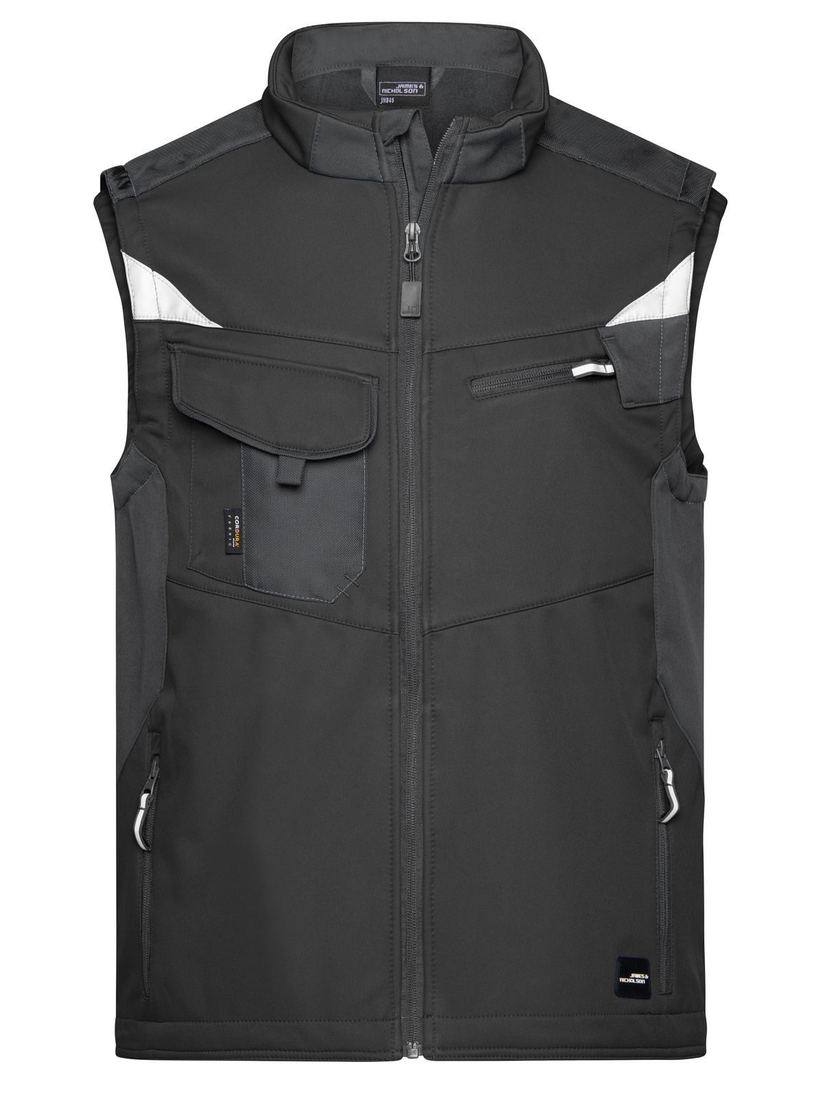 Chaleco softshell de trabajo -RESISTENTE- - BLBL - Negro
