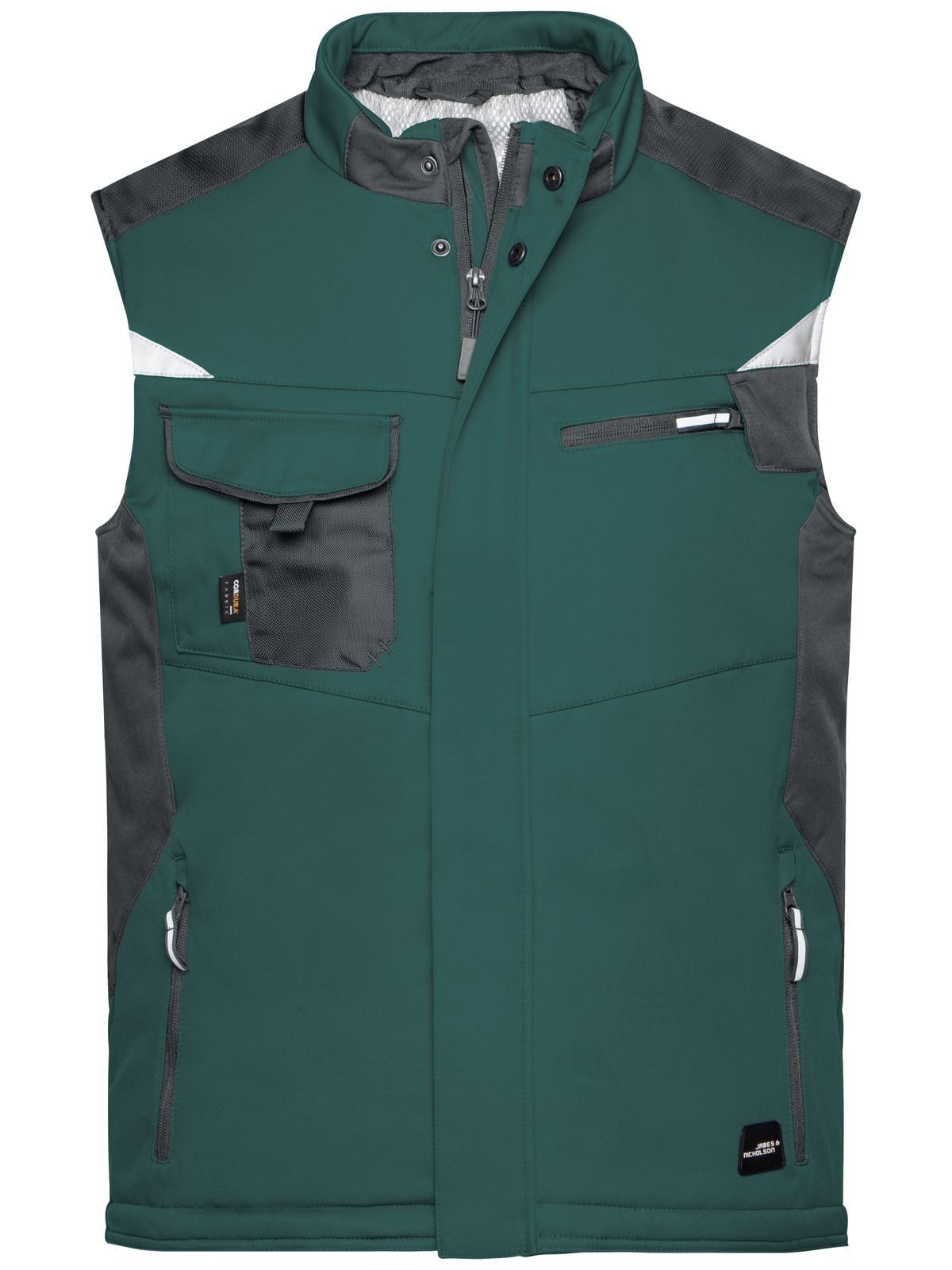Chaleco softshell Craftsmen -RESISTENTE- - DGRBL - Verde Oscuro-Negro
