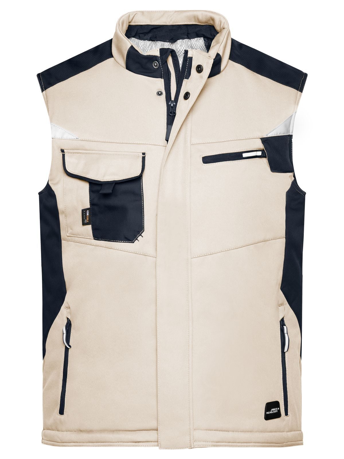 Chaleco softshell Craftsmen -RESISTENTE- - STBL - Negro Piedra