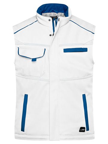Chaleco acolchado softshell para trabajo - Nivel 2 - WHRY - Blanco Real