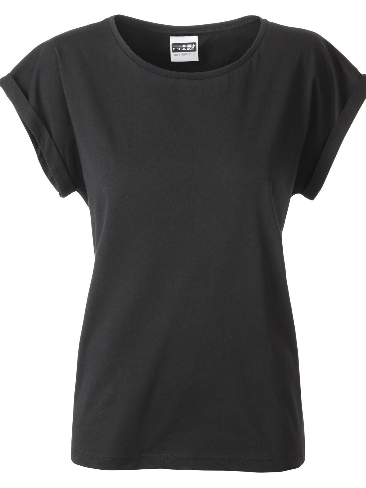 Camiseta informal de mujer - BL - Negro