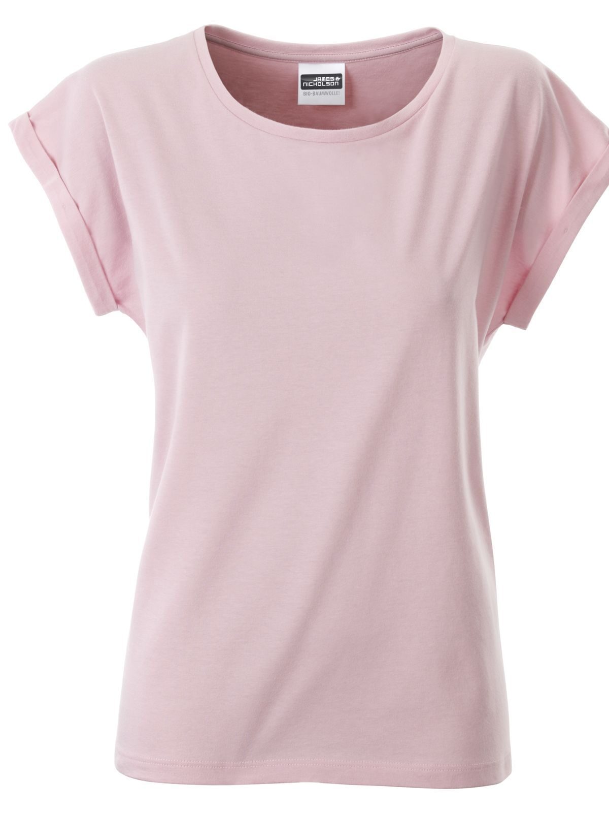 Camiseta informal de mujer - SOPI - Rosa suave