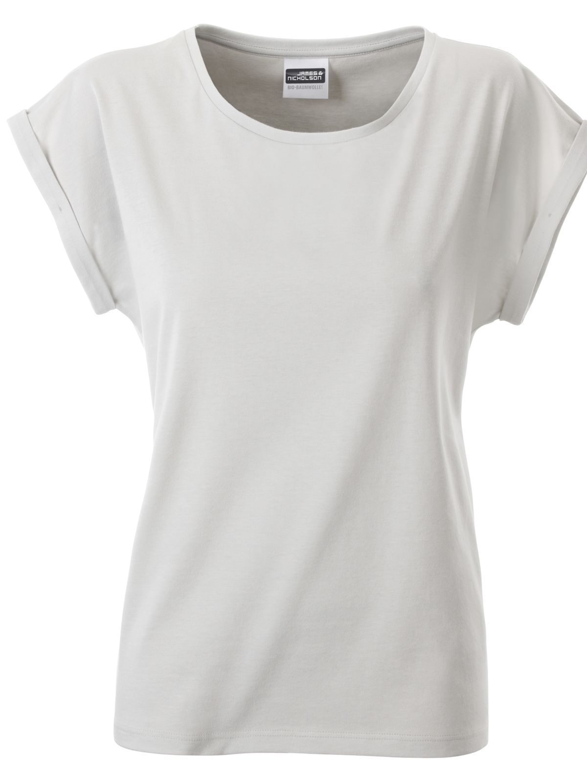 Camiseta informal de mujer - SOGRY - Gris suave