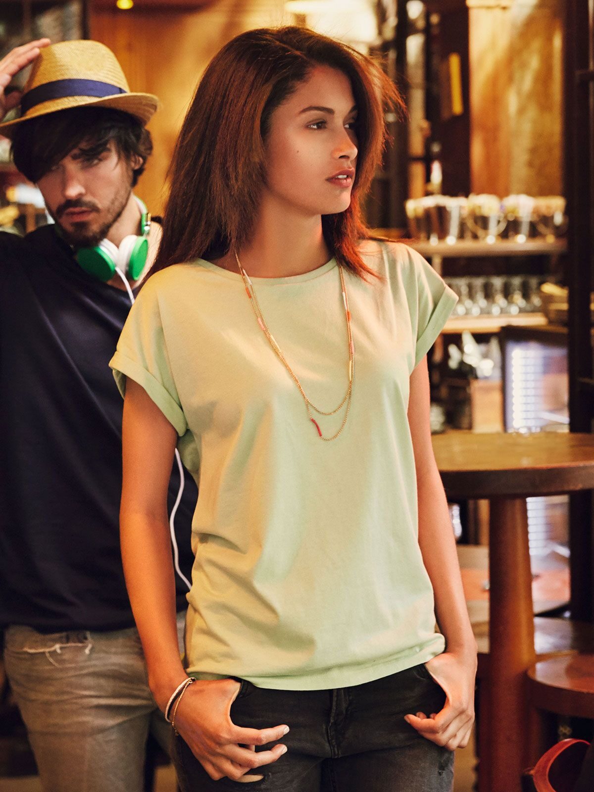 Camiseta informal de mujer