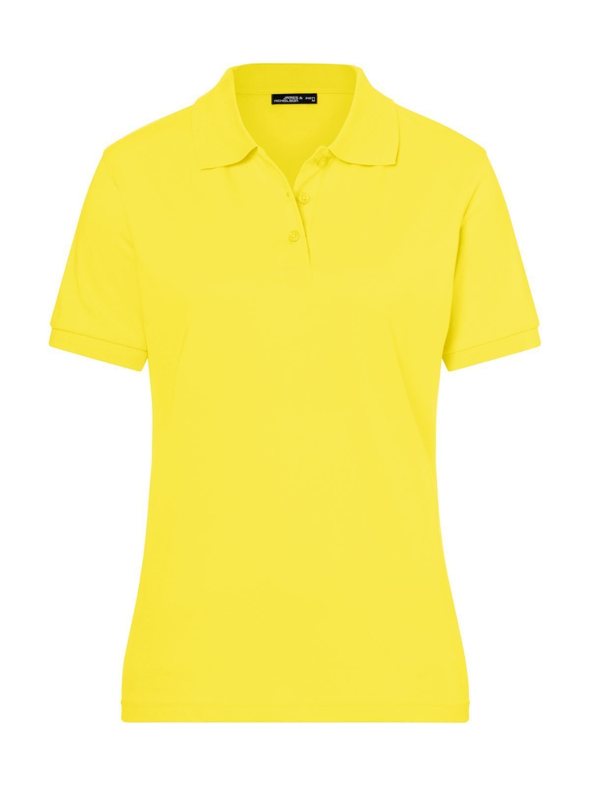 Polo clásico para mujer - Agua ácida - Amarillo