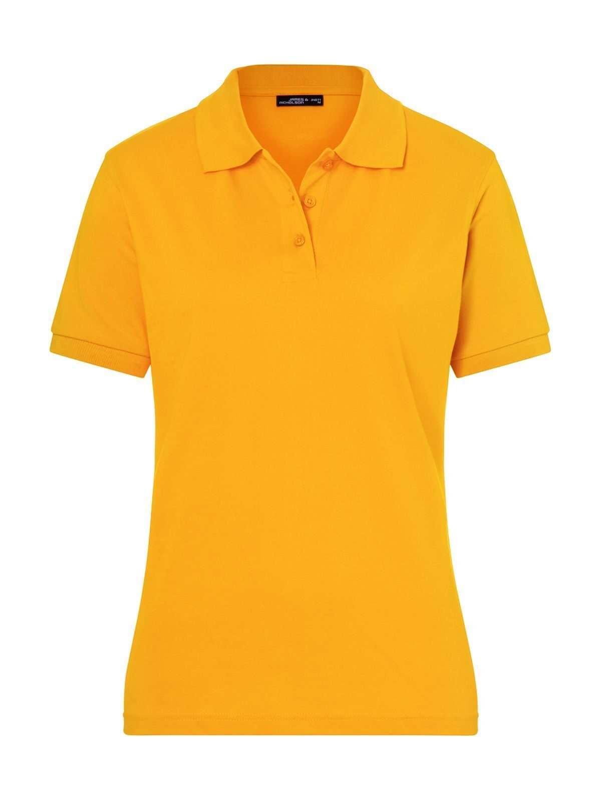 Polo clásico para mujer - Amarillo dorado