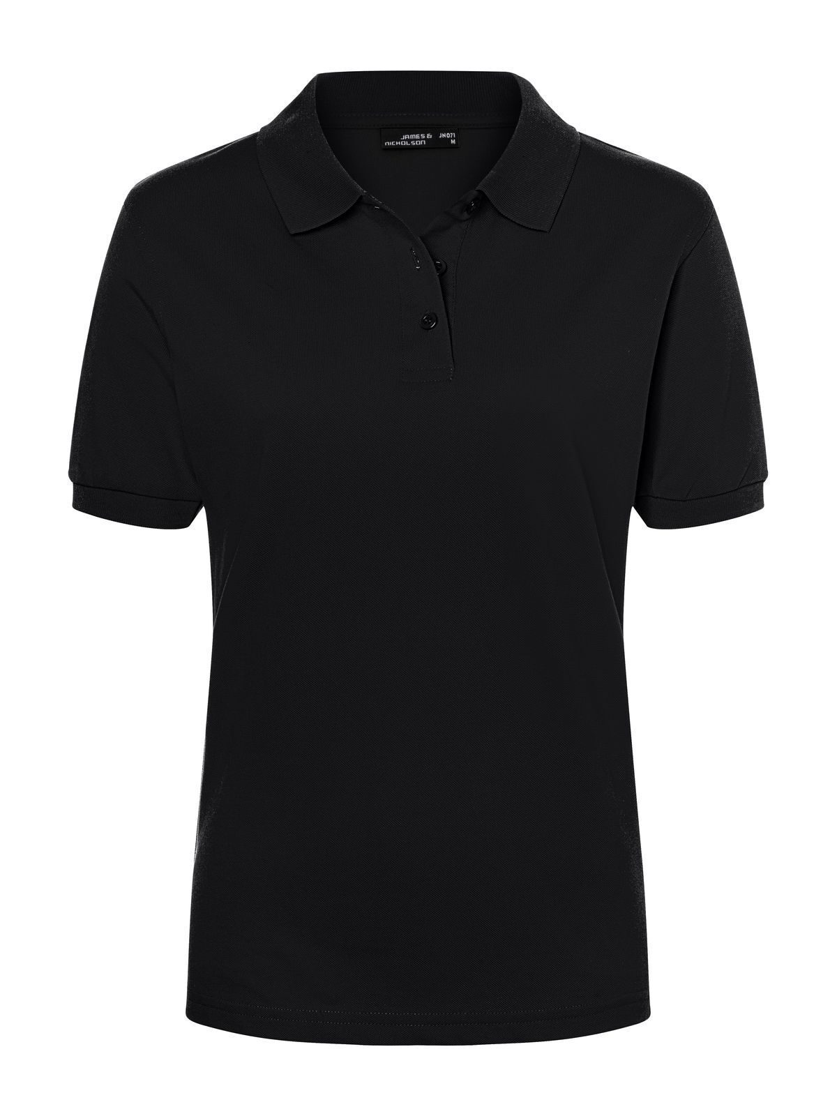 Polo clásico para mujer - BL - Negro