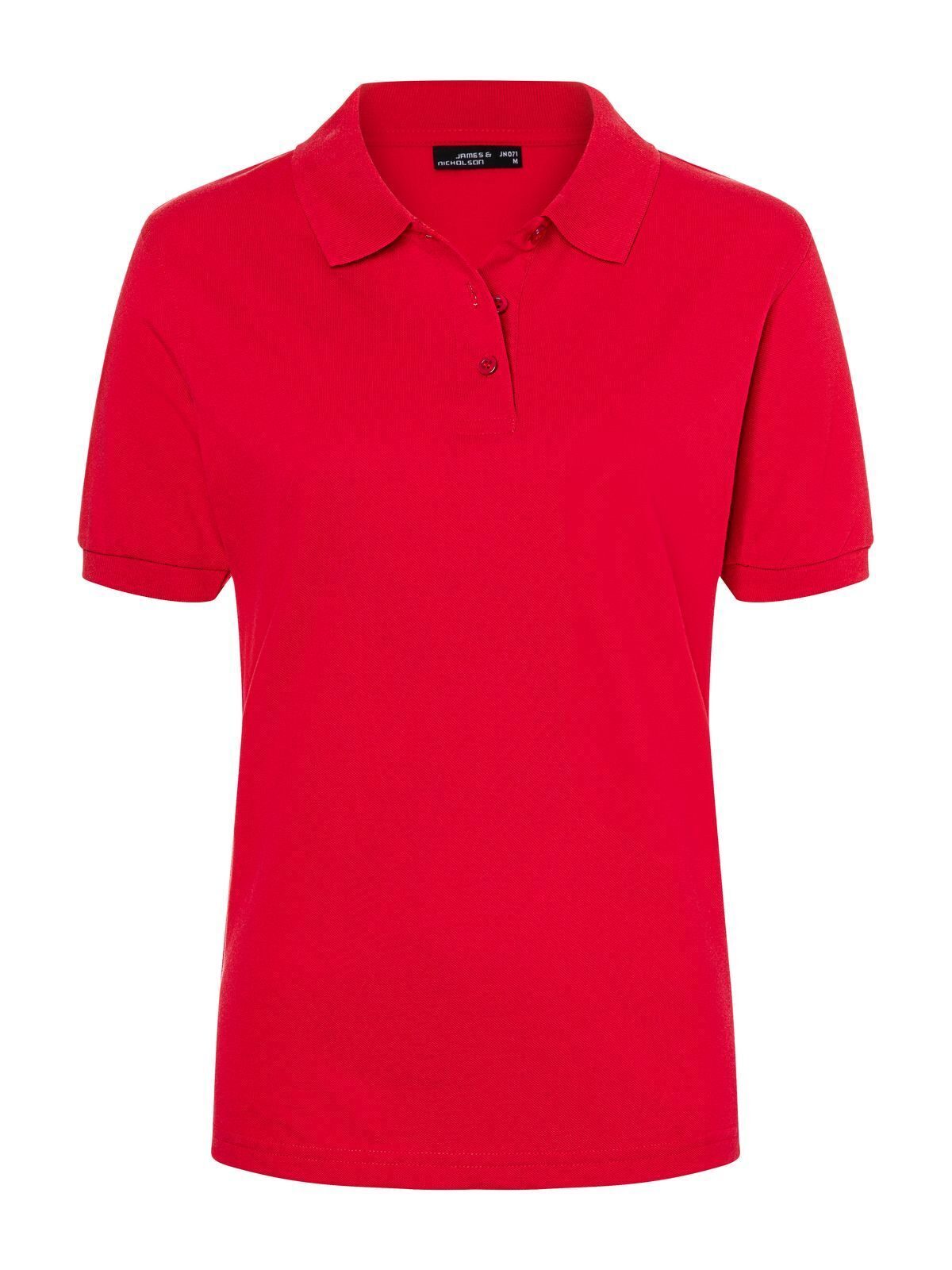 Polo clásico para mujer - RD - Rojo