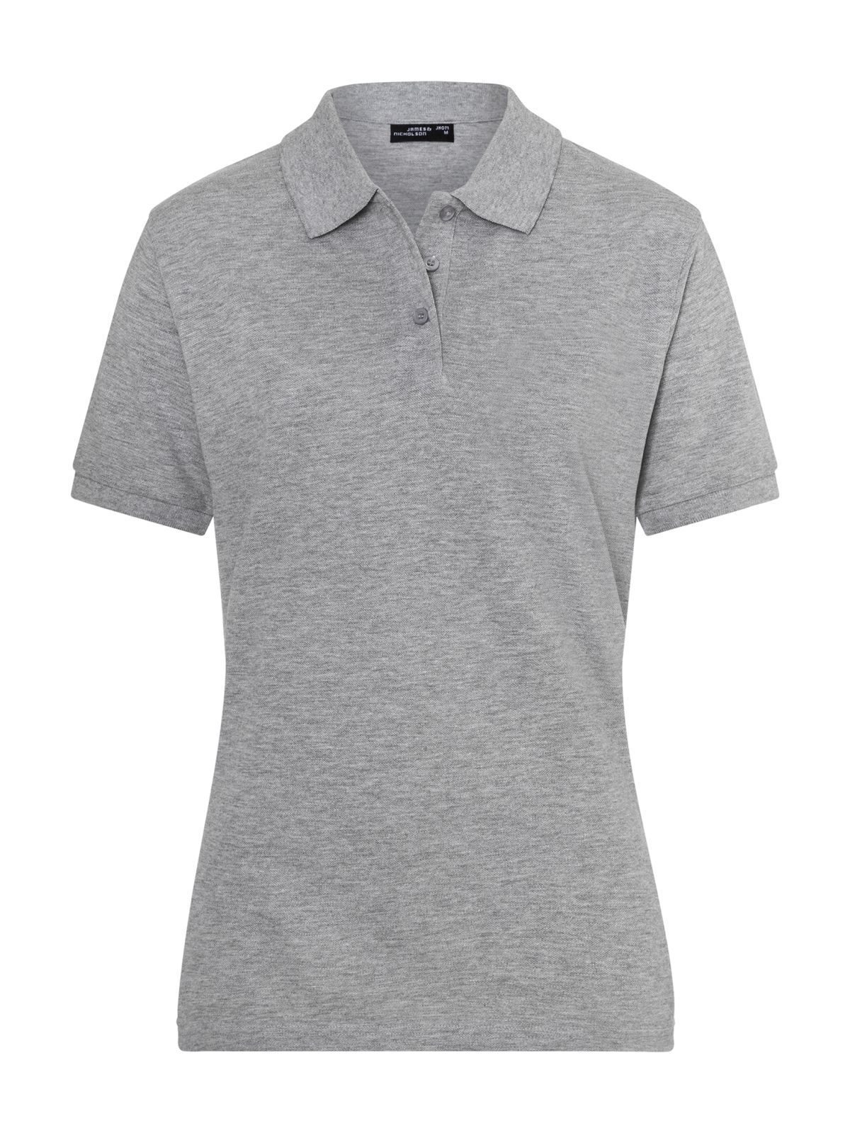 Polo clásico para mujer - GREHE - Brezo gris