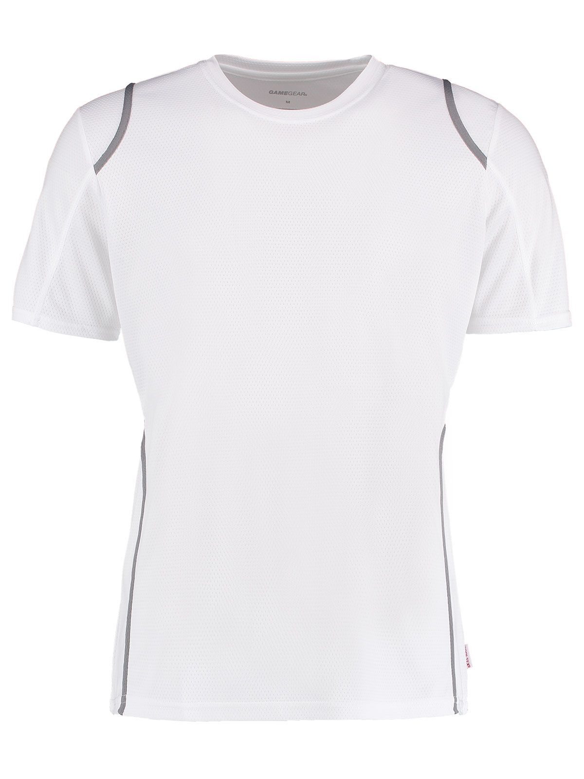 Camiseta Cooltex® de corte regular con contraste - Blanco/gris