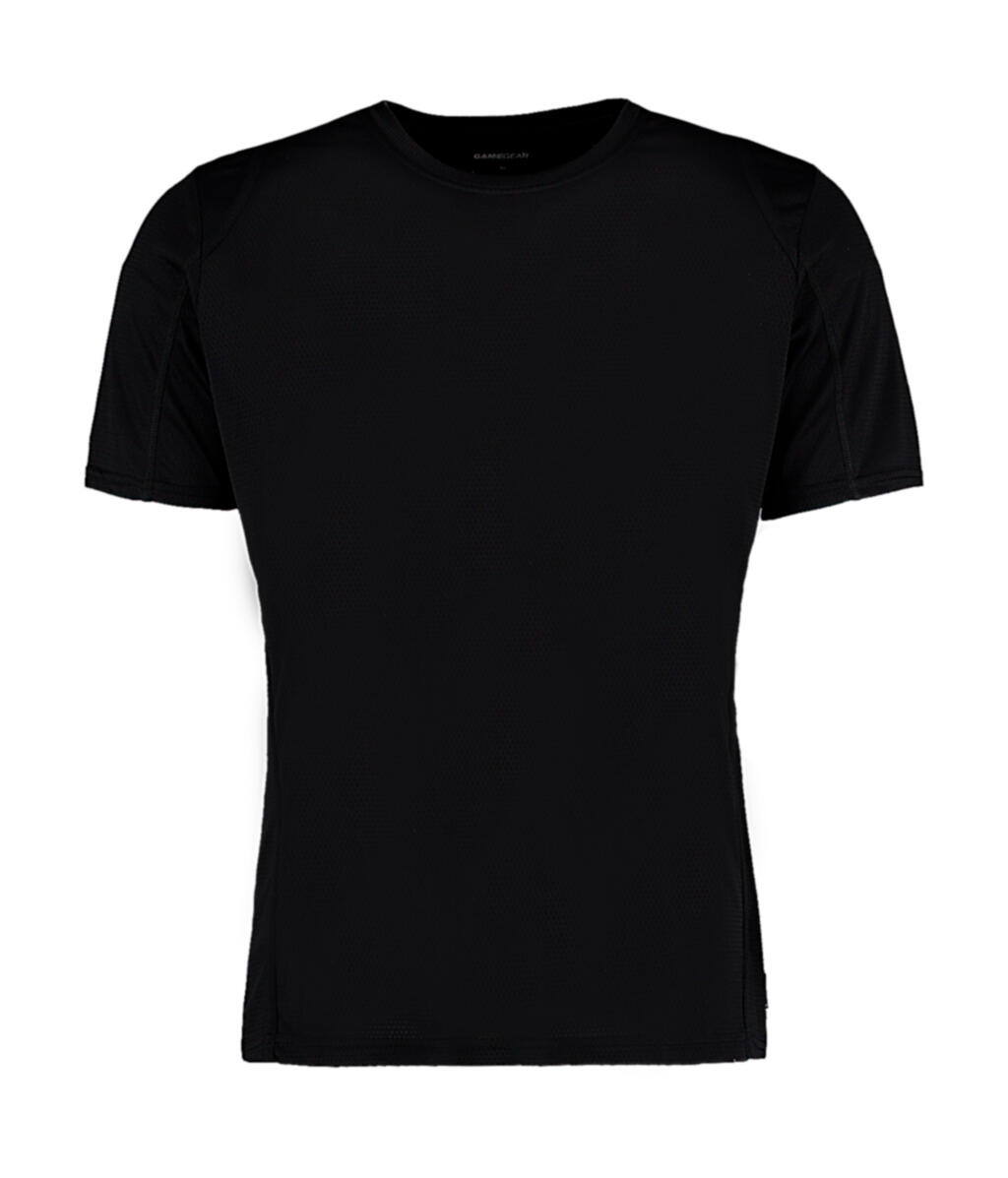 Camiseta Cooltex® de corte regular con contraste - Negro/Negro
