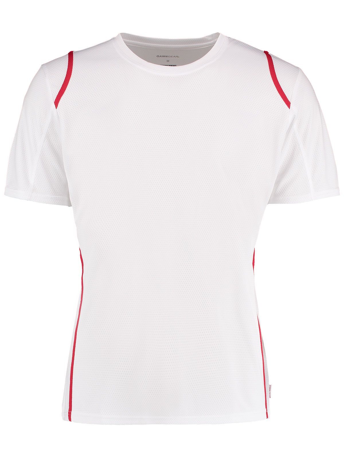 Camiseta Cooltex® de corte regular con contraste - RED - Rojo/blanco