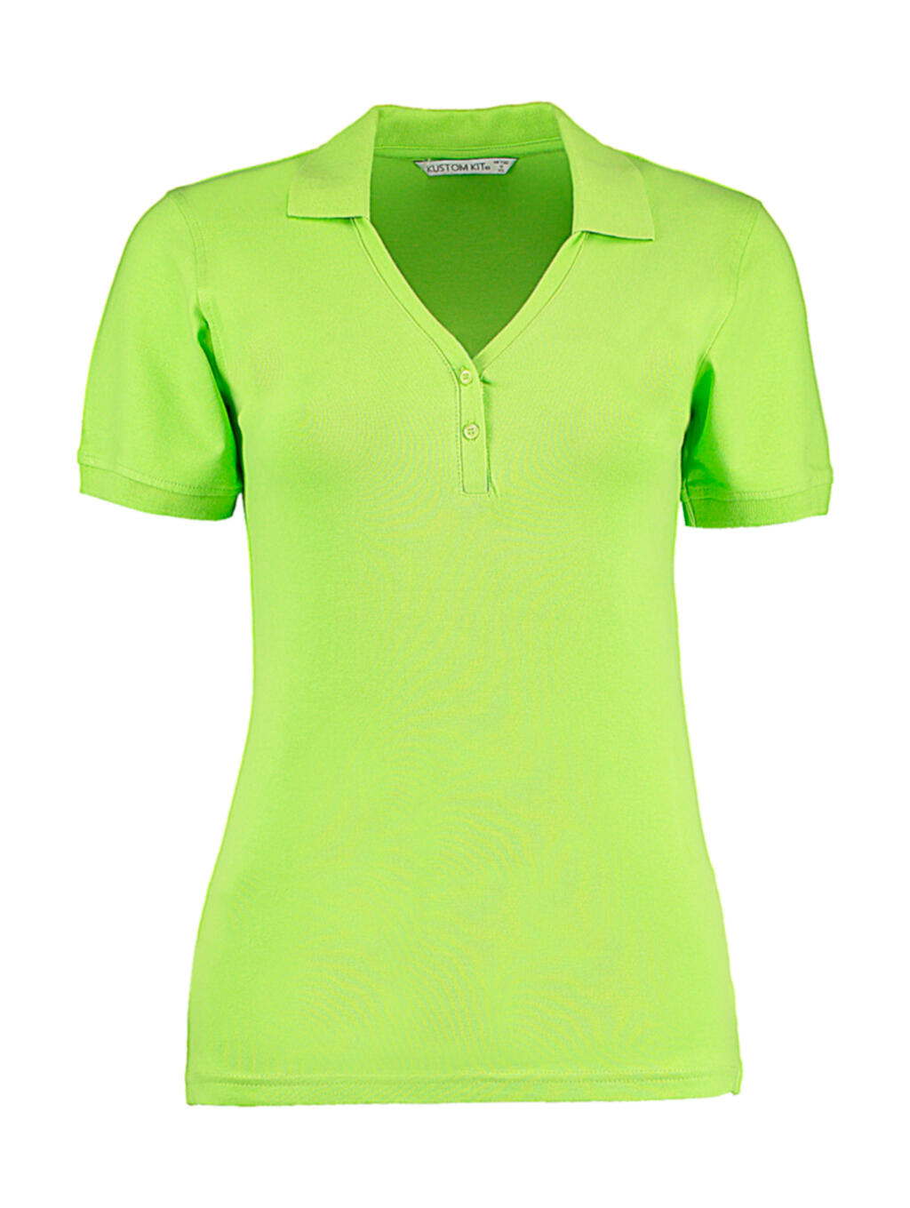 Polo Comfortec® de cuello en V de corte regular - LIM - Limón
