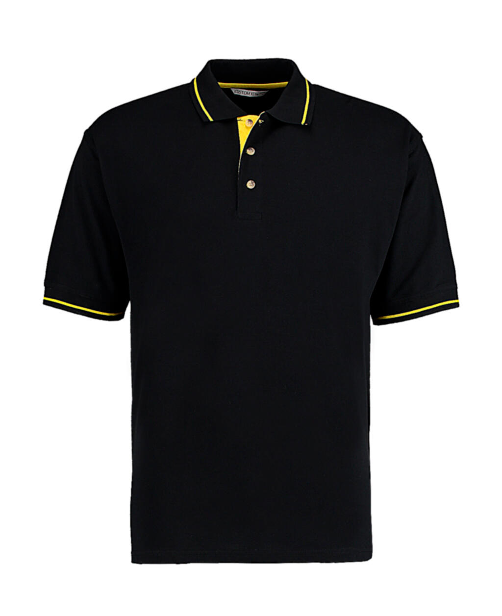 Polo St. Mellion de corte clásico - 147 - Negro/Amarillo
