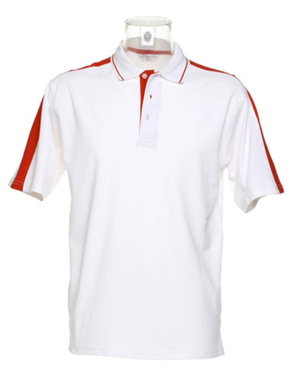 Polo deportivo - Blanco/rojo