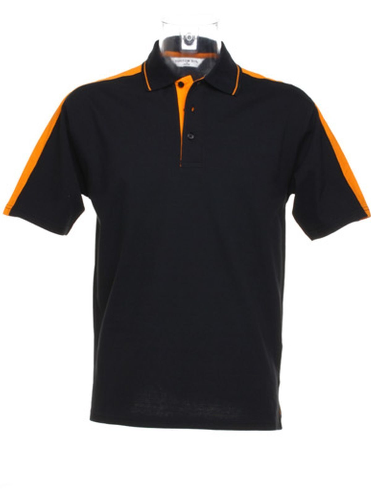 Polo deportivo - Negro/naranja