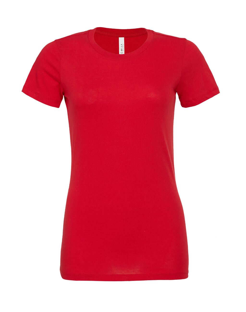 Camiseta de manga corta de punto relajado para mujer - RD - Rojo