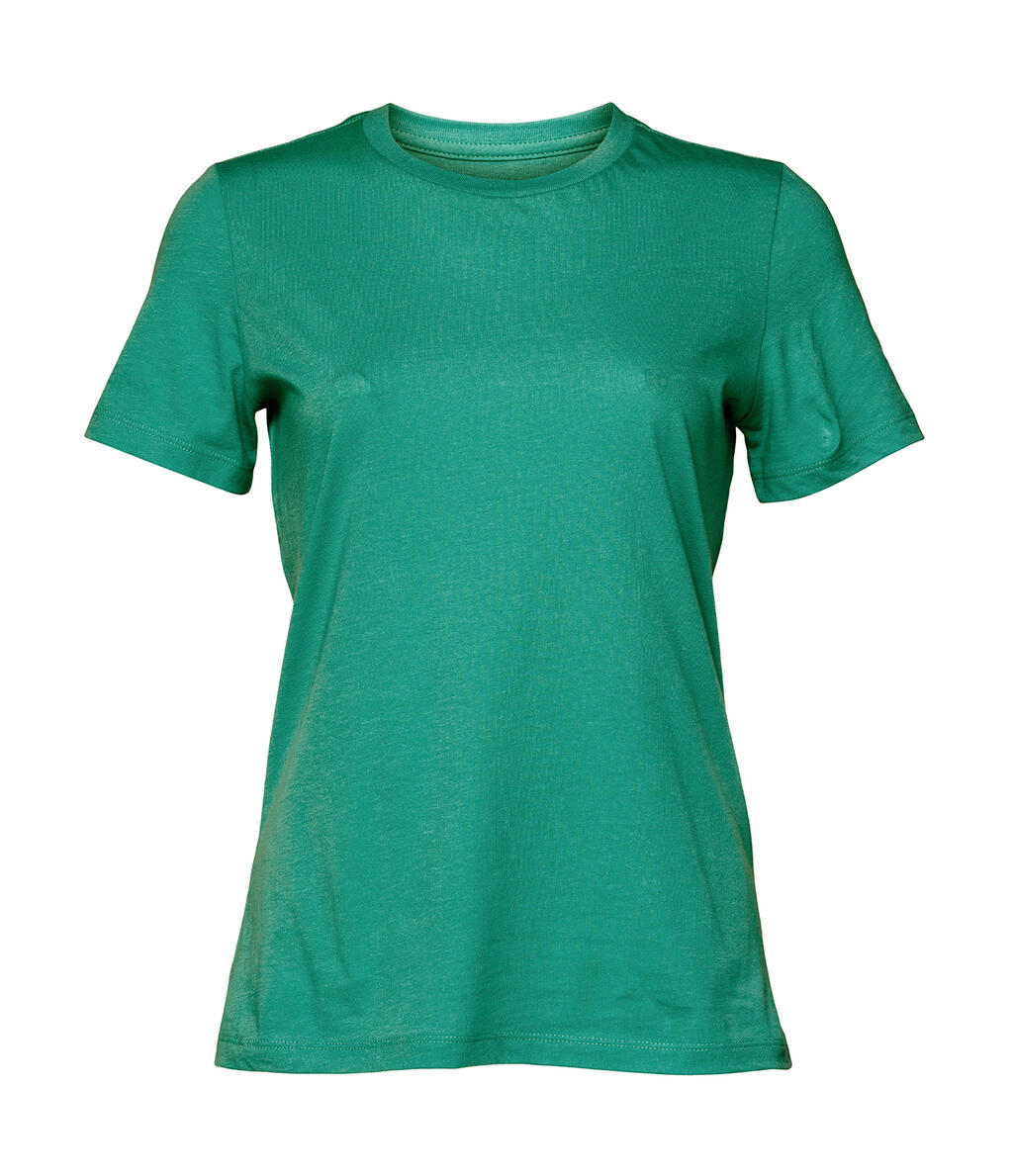Camiseta de manga corta de punto relajado para mujer - 40 - Verde azulado