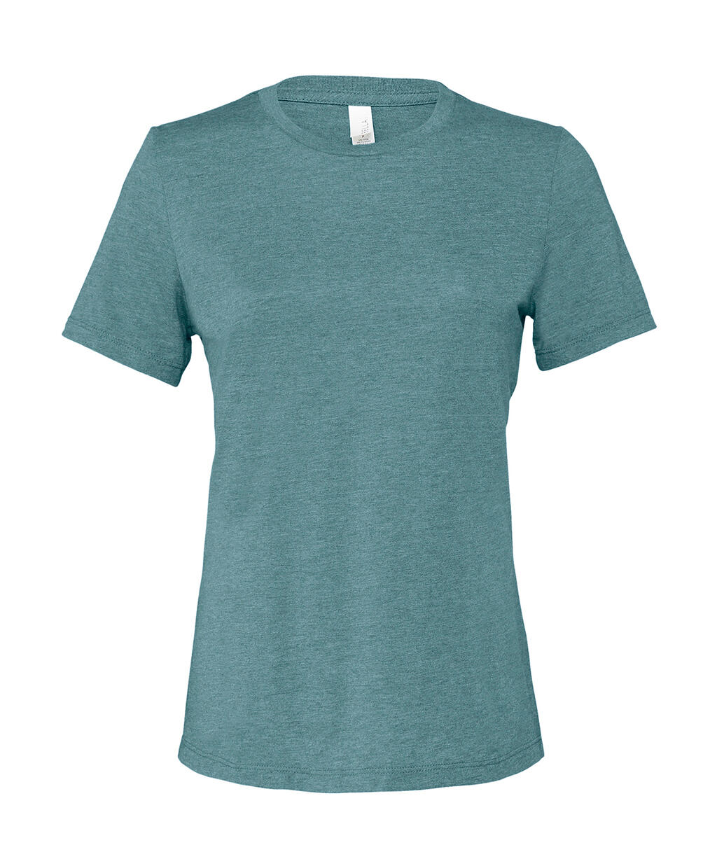 Camiseta de mujer de punto relajado CVC - Verde azulado oscuro Heather