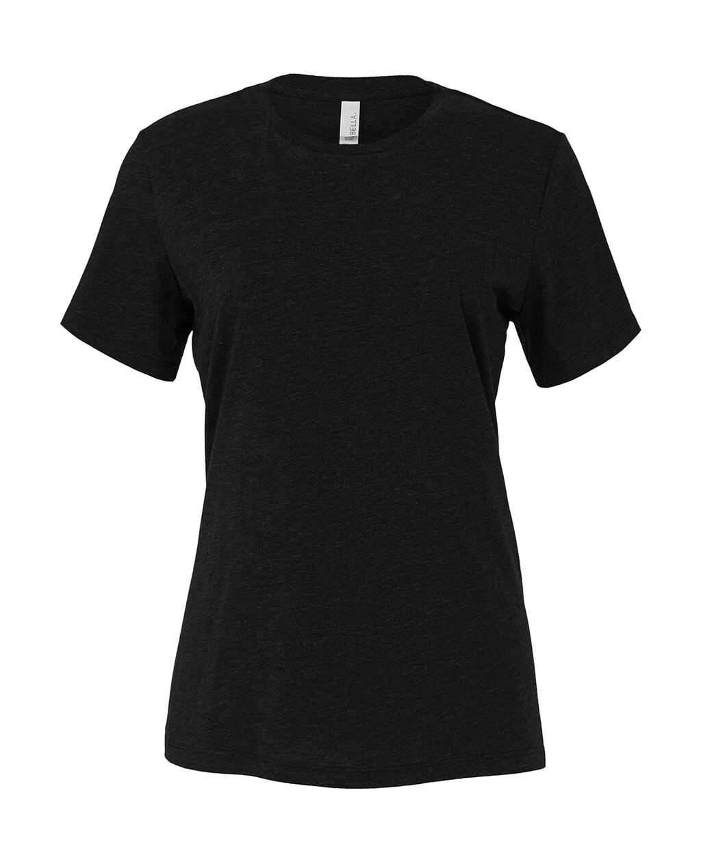Camiseta de mujer de punto relajado CVC - Brezo negro