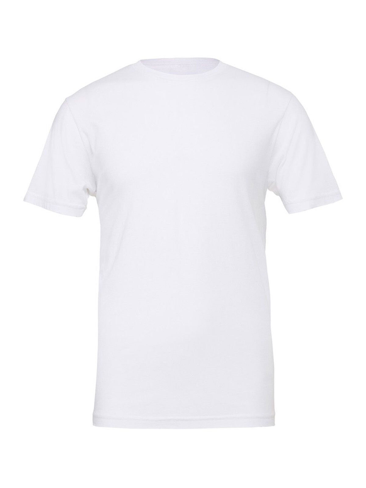 Camiseta unisex de manga corta de punto - WH - Blanco