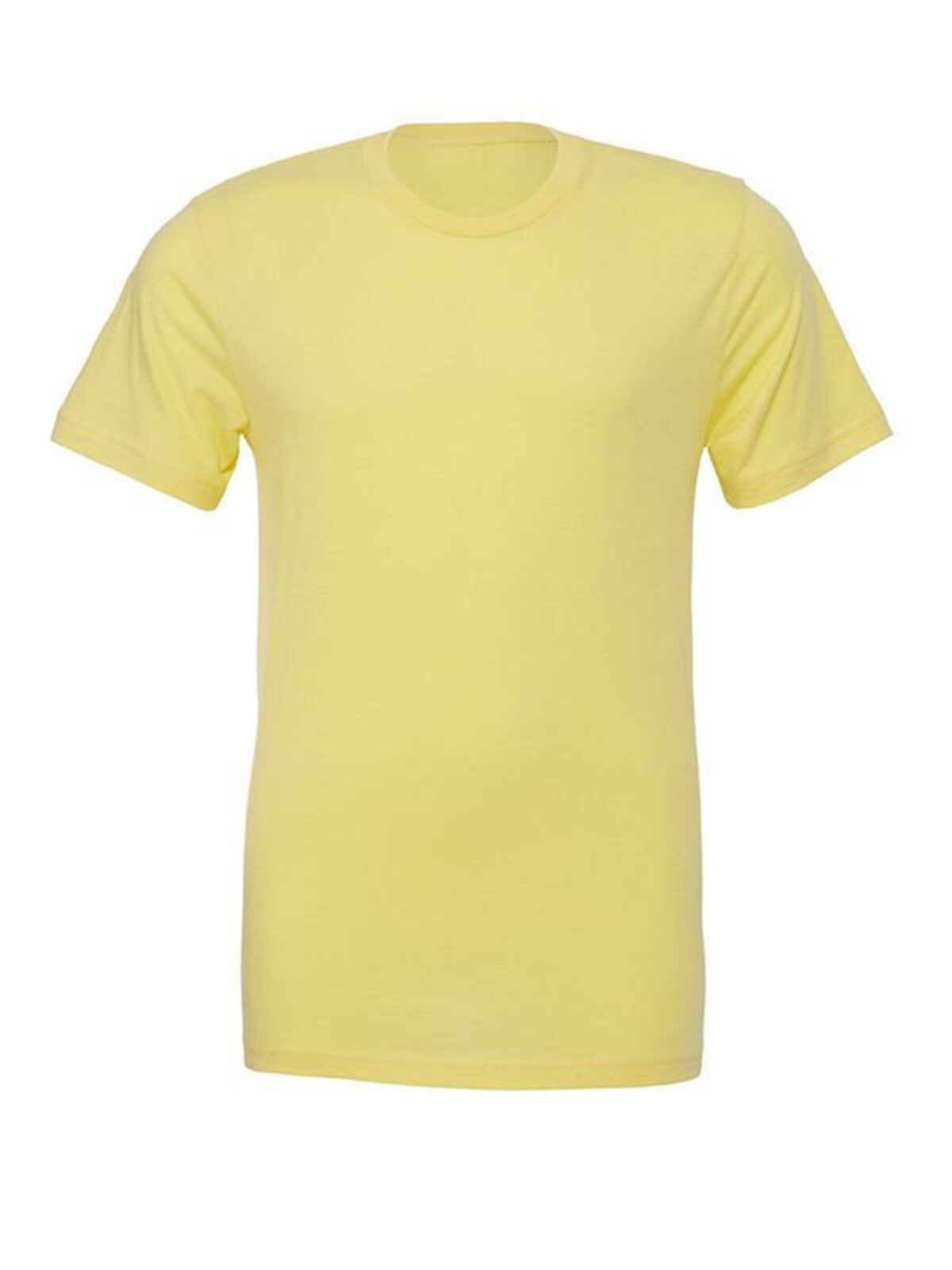 Camiseta unisex de manga corta de punto - YE - Amarillo