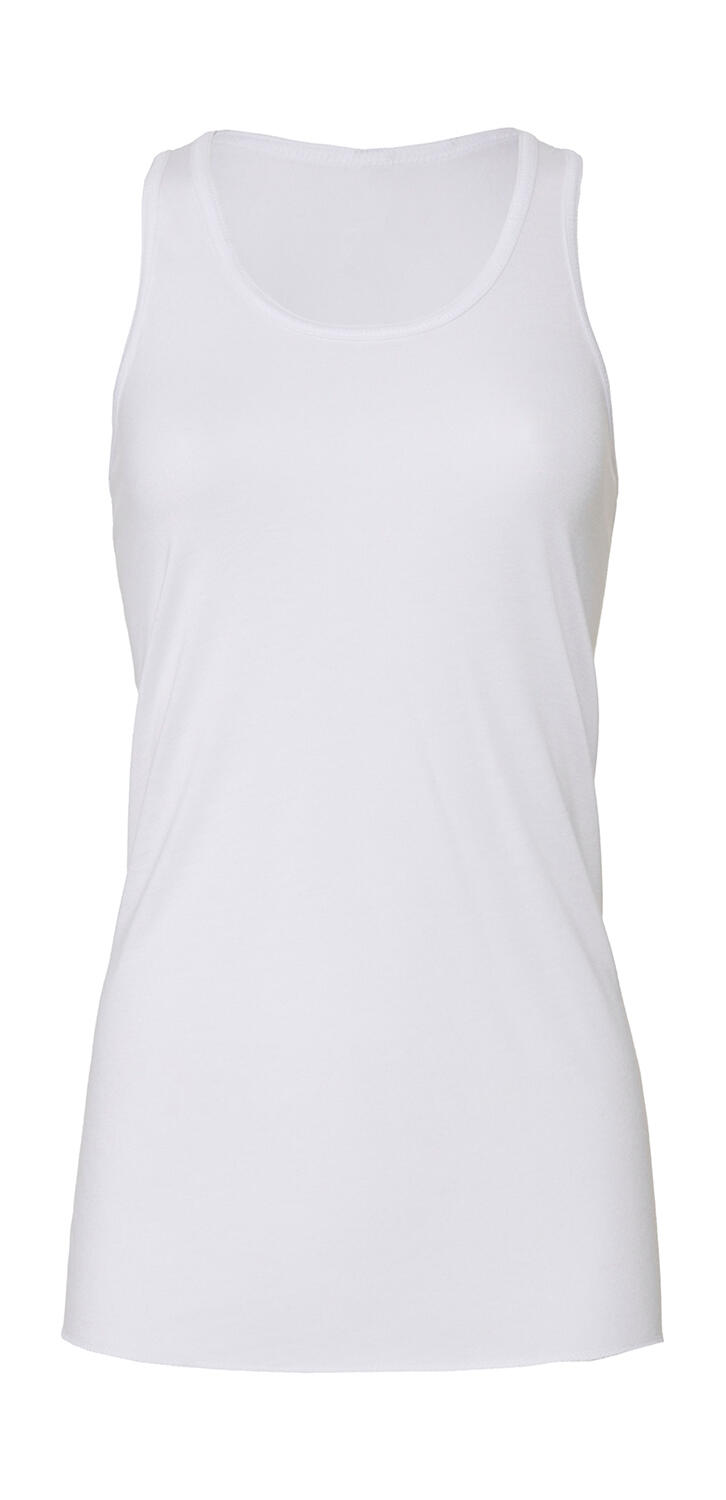 Camiseta sin mangas de natación con espalda fluida - WH - Blanco