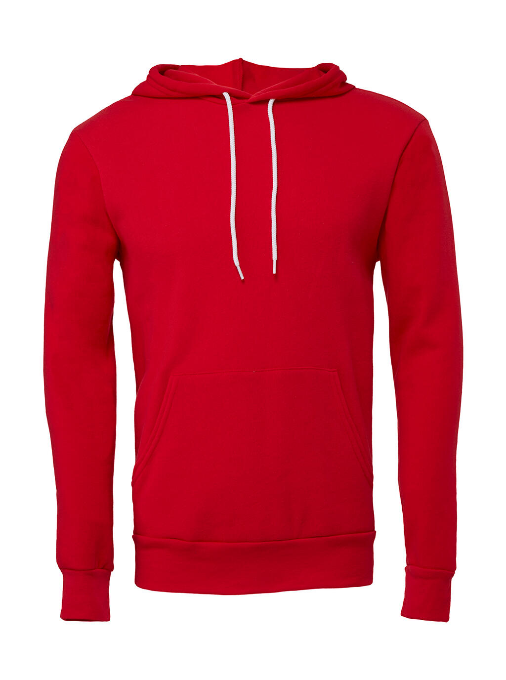 Sudadera con capucha unisex de felpa esponjosa tipo jersey - RD - Rojo