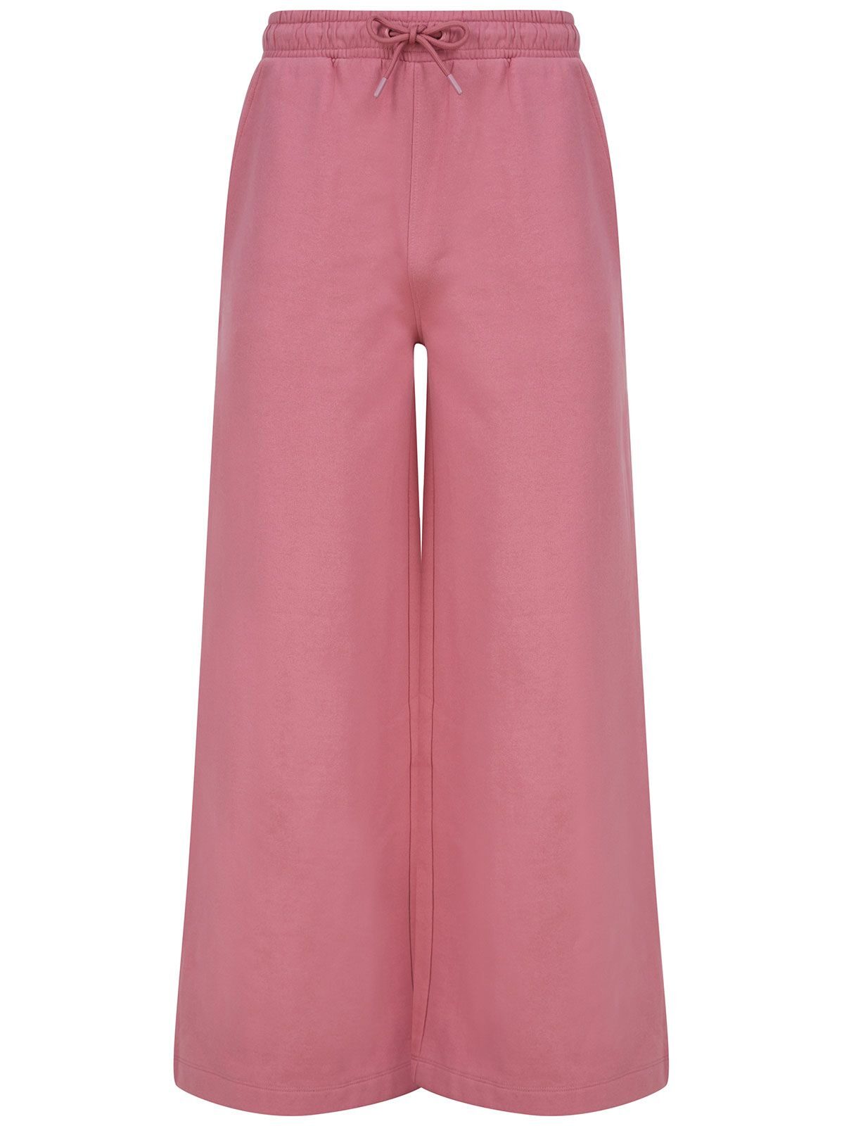 Pantalones deportivos de pierna ancha para mujer, de moda sostenible - rosa oscuro