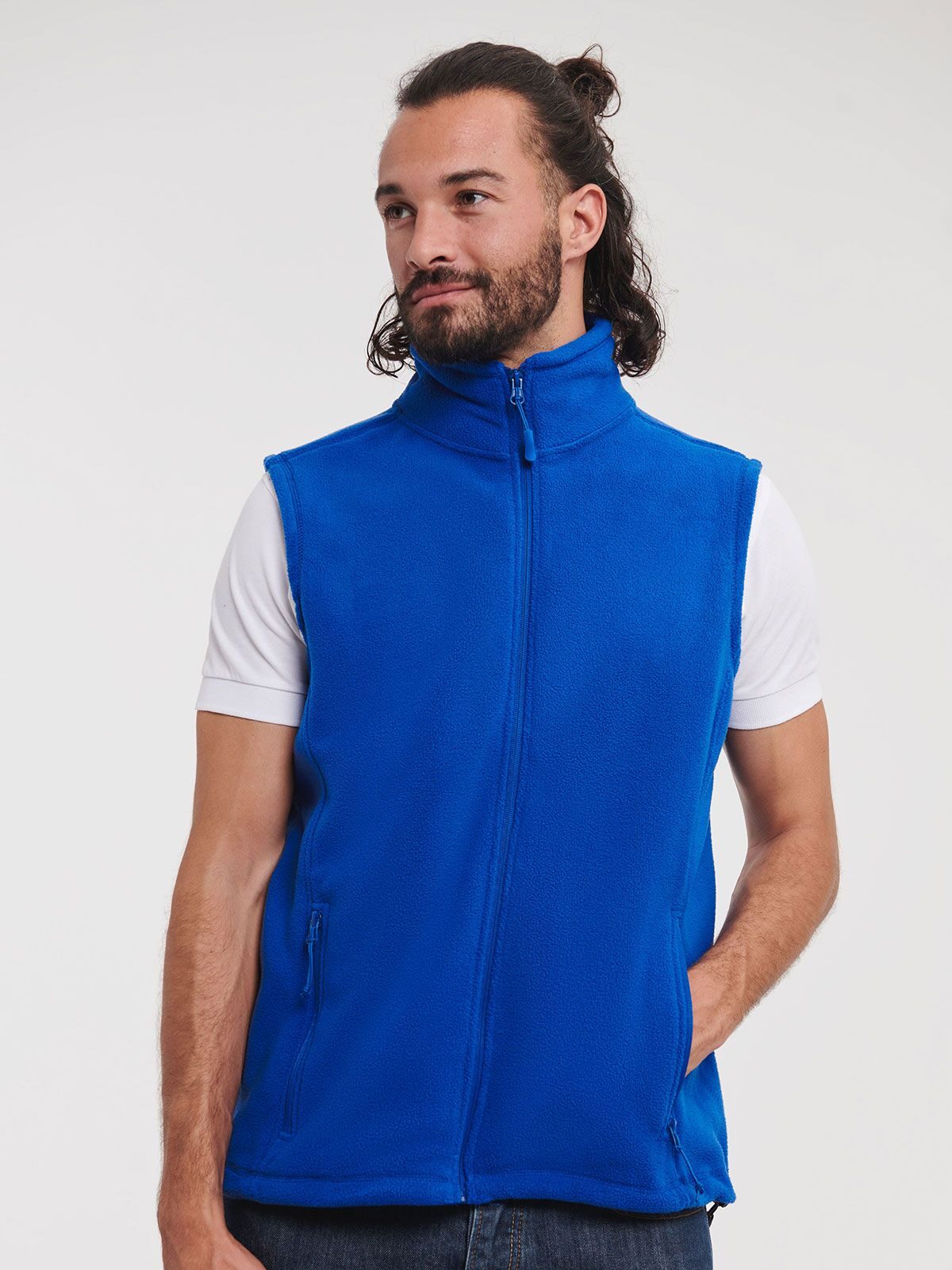 Chaleco polar para hombre para actividades al aire libre