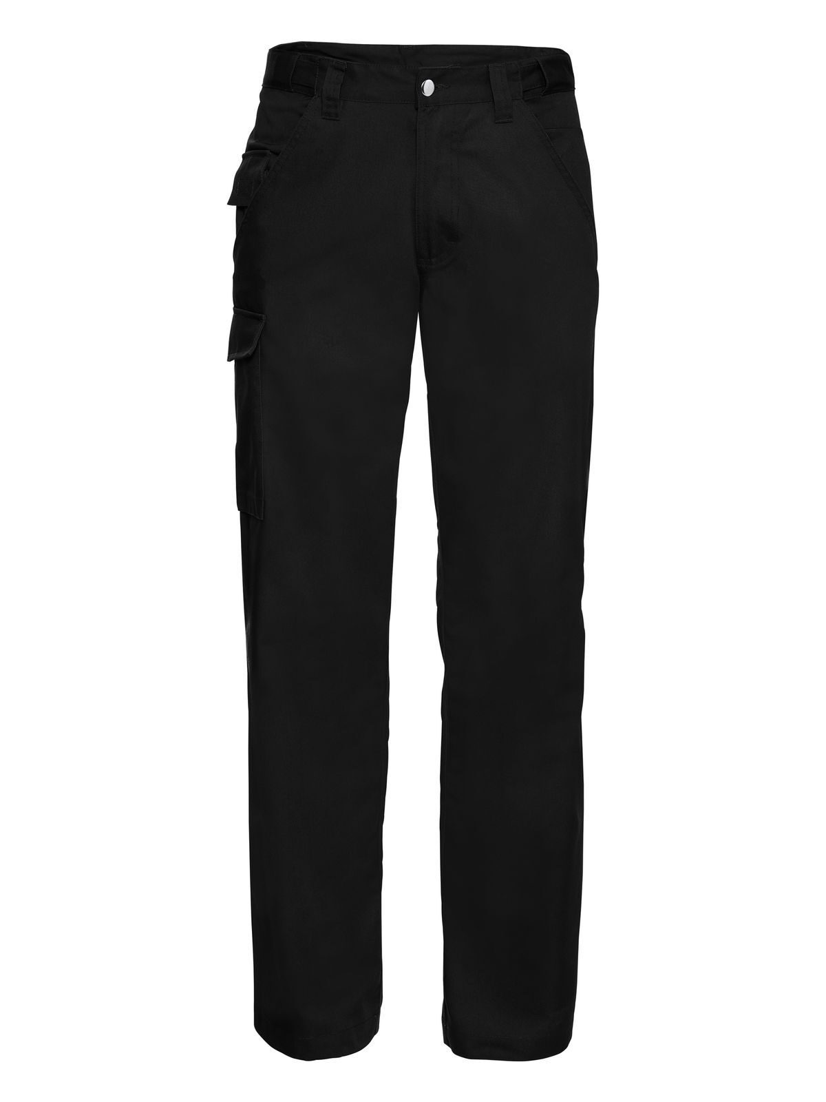Pantalones de sarga de polialgodón para trabajo - 36 - Negro