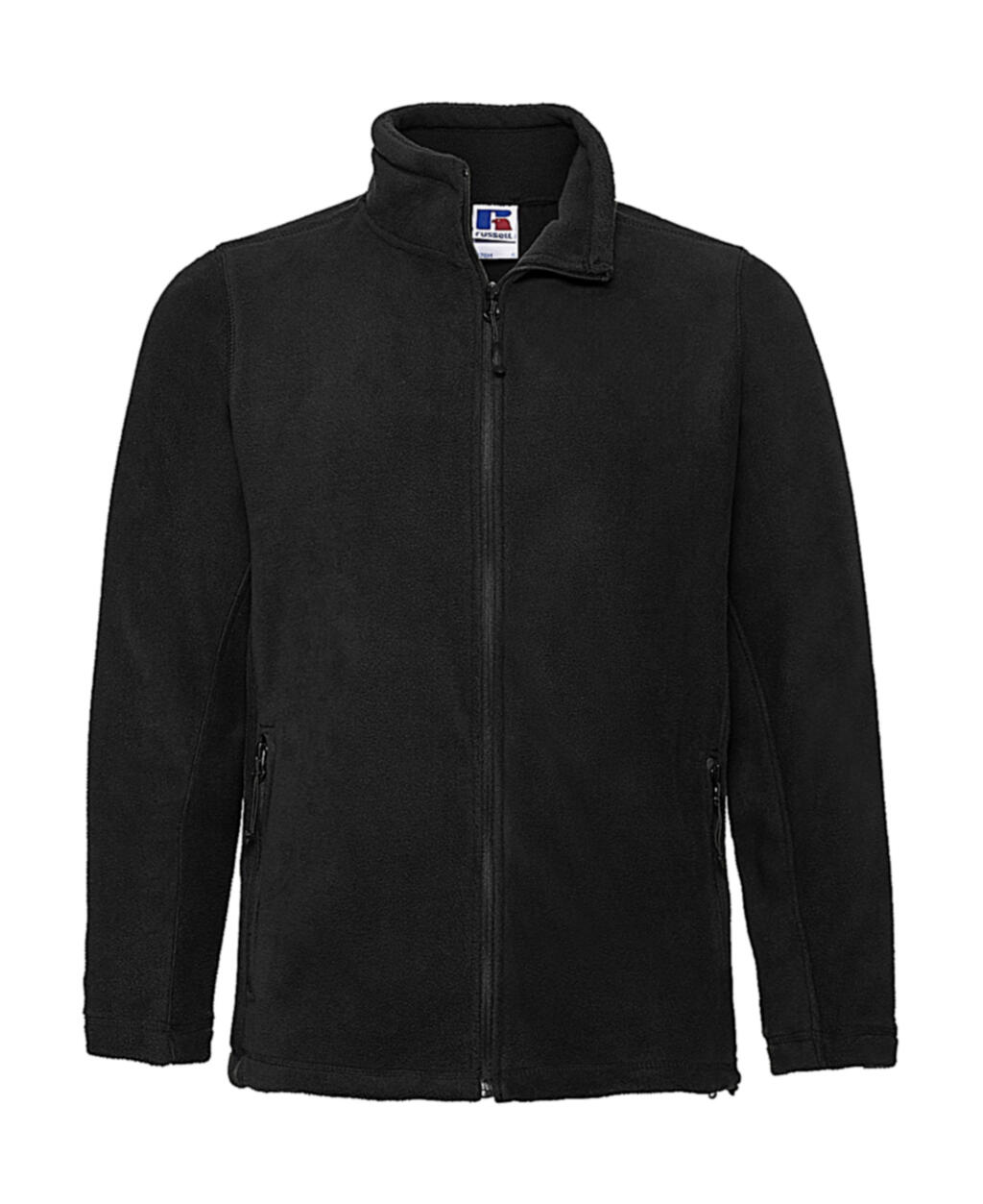 Forro polar para hombre con cremallera completa para exteriores - 36 - Negro