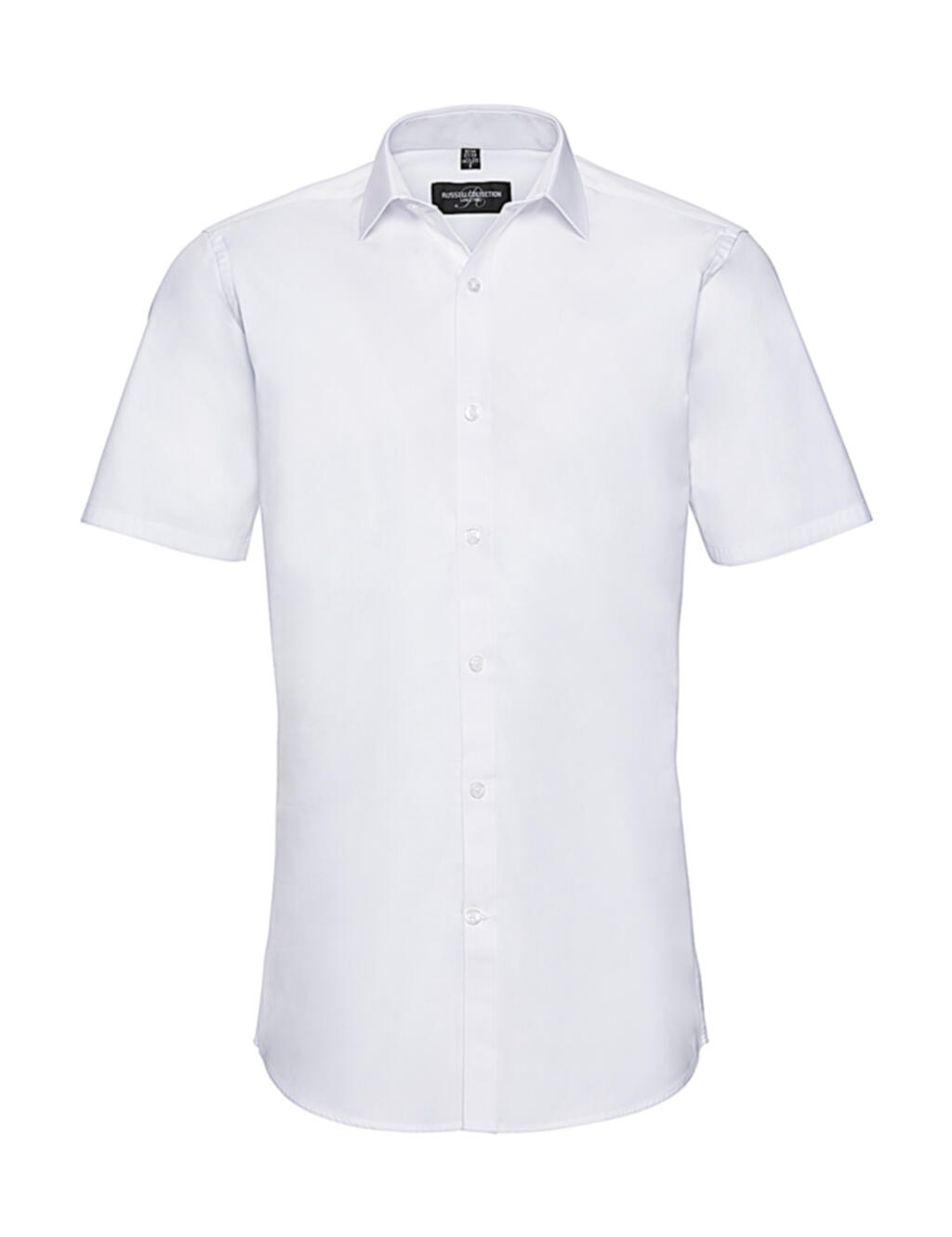 Camisa elástica de manga corta definitiva para hombre - 30 - Blanco