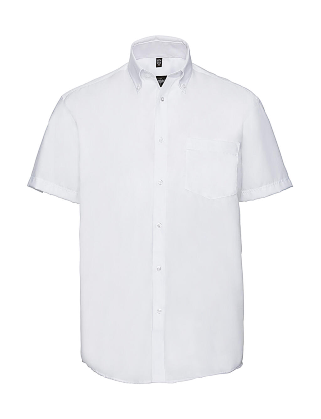 Camisa clásica de manga corta para hombre, sin necesidad de planchado. - 30 - Blanco