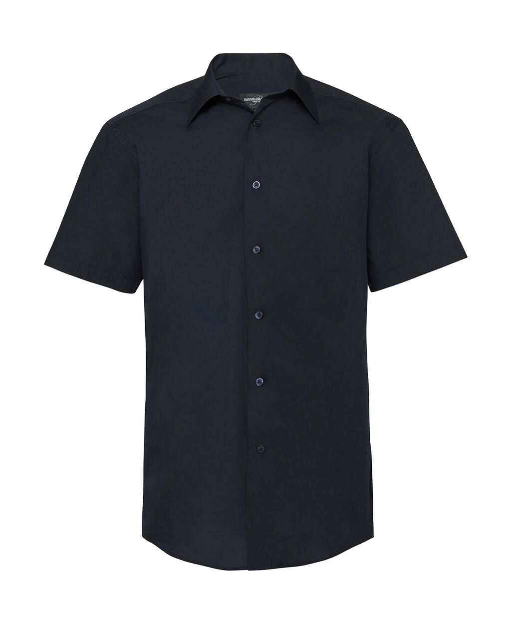 Camisa de popelina de manga corta para hombre - Armada francesa