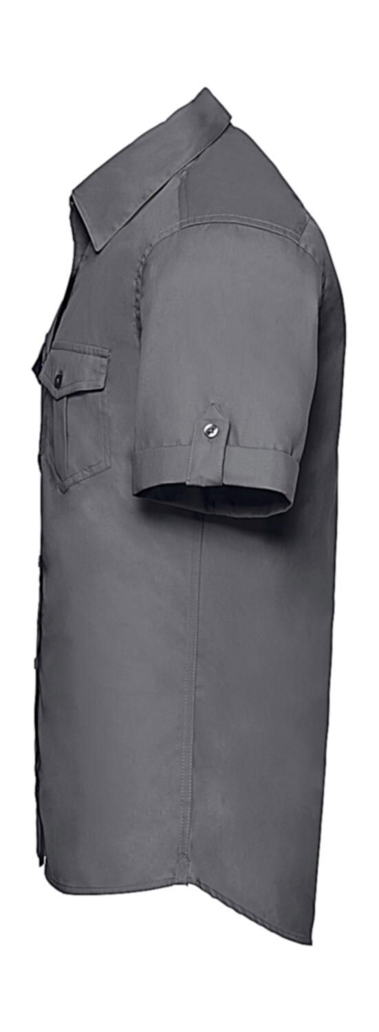 Camisa de hombre de manga corta con puños.