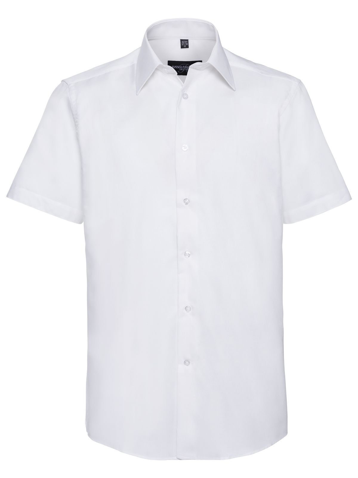 Camisa Oxford de manga corta para hombre. - 30 - Blanco